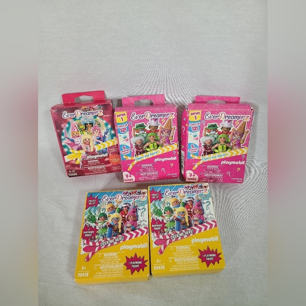 Playmobil Everdreamerz Single Blind Box Figure- Lot Of 5 Series 1,2 And 3